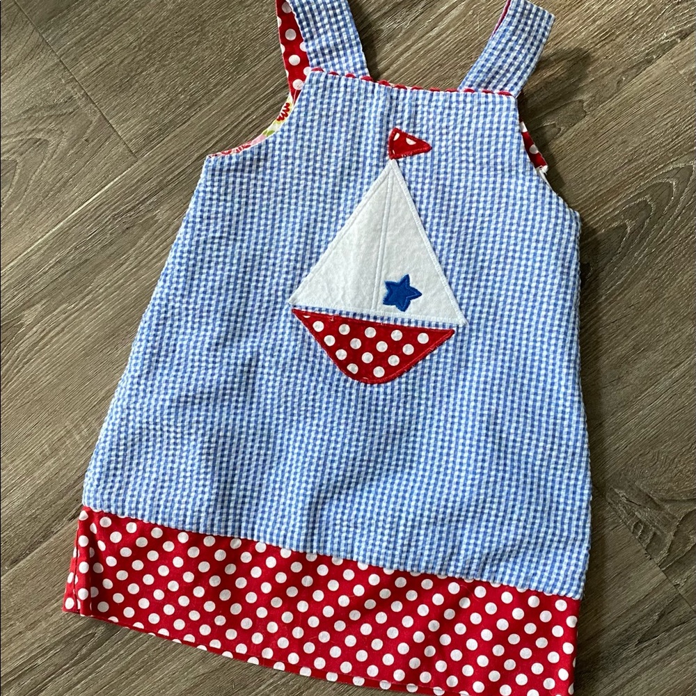 Bailey boys double sided dress